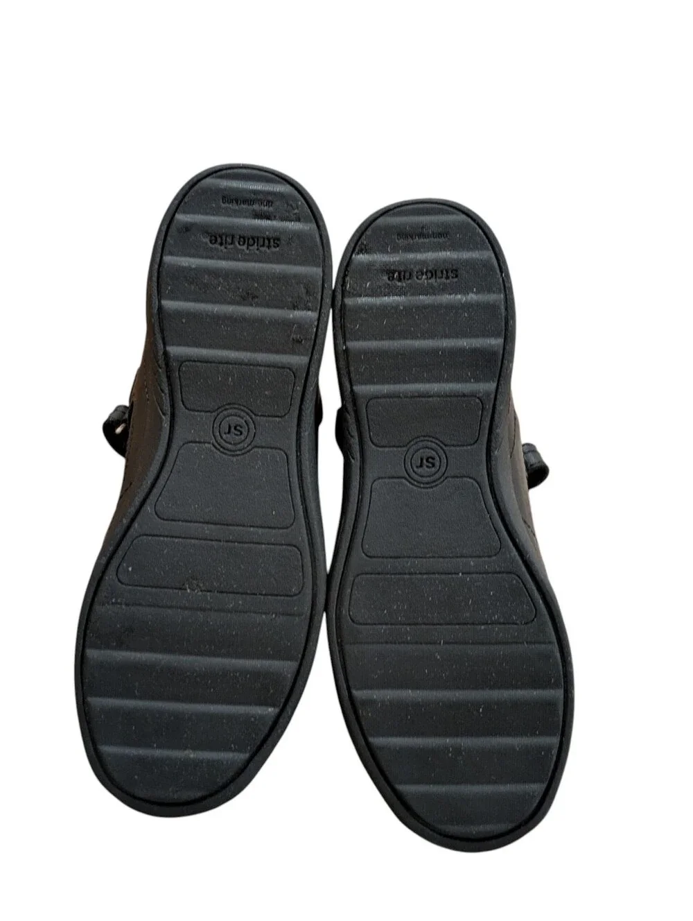 Stride Rite Claire Black Leather Mary Jane Flats Size 3.5
